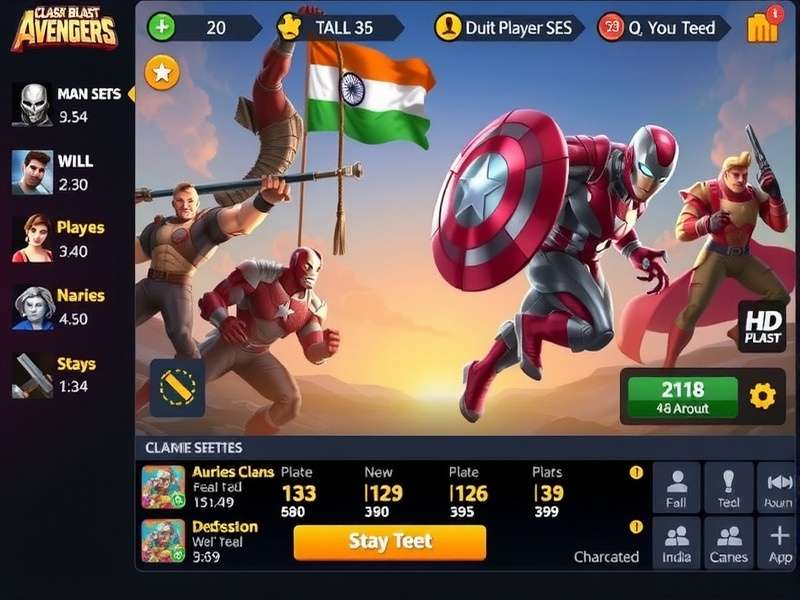 Clash Blast Avengers Indian player statistics